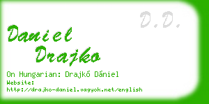 daniel drajko business card